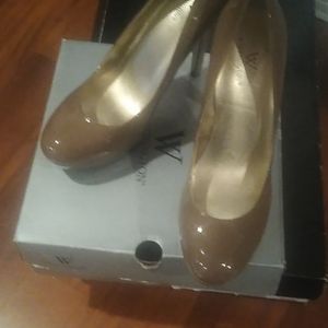 Women ella high heel taupe pumps